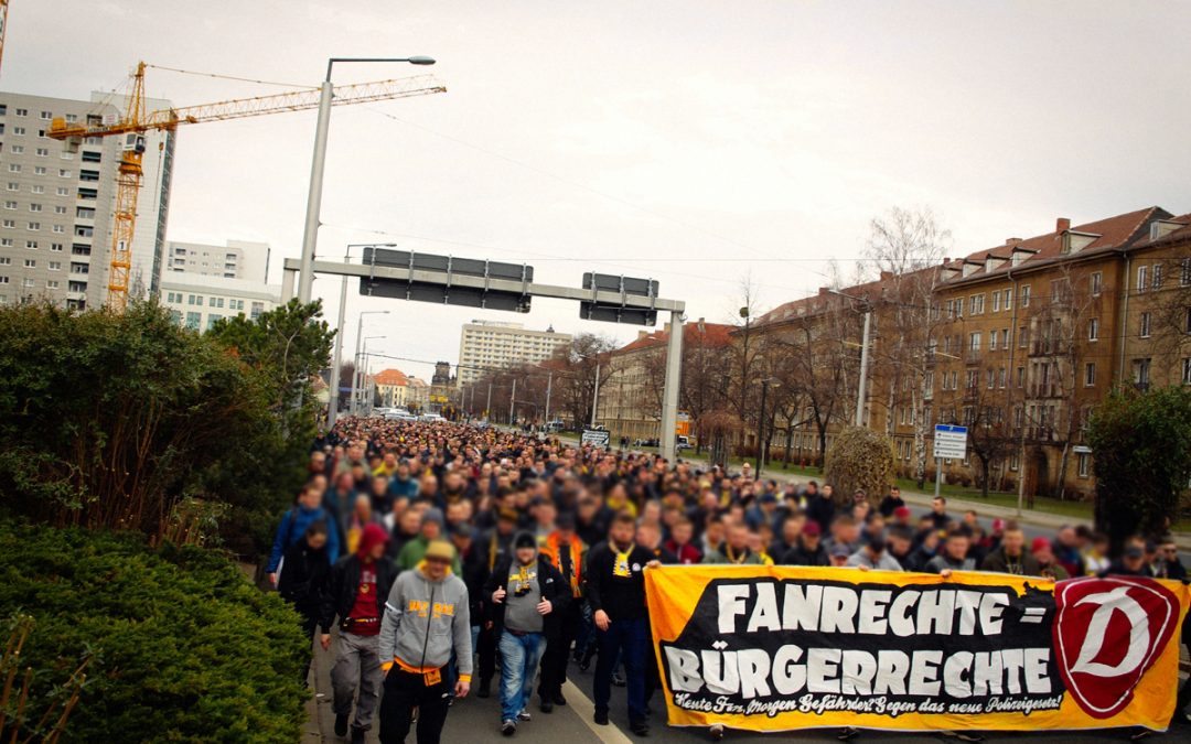Dynamofans gehen für Fanrechte auf die Straße